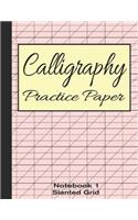 Calligraphy Practice Paper Notebook 1