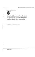 Linearized Unsteady Aerodynamic Analysis of the Acoustic Response to Wake/Blade-Row Interaction