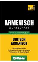 Armenischer Wortschatz für das Selbststudium - 7000 Wörter