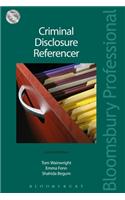 Criminal Disclosure Referencer