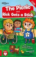 The Picnic And Rick Gets A Stick: (BookLife Readers)
