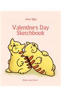 Valentine's Day Sketchbook: Draw Your Love(7 Cartoon's Valentine's Day Books)
