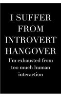 I Suffer from Introvert Hangover