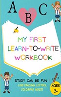 My First Learn to Write Workbook