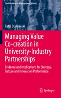 Managing Value Co-Creation in University-Industry Partnerships