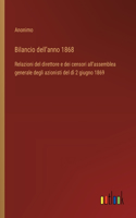 Bilancio dell'anno 1868