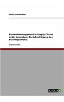 Bullwhip-Effekt. Bestandsmanagement in Supply Chains.