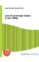 List of Sovereign States in the 1980s: (English)