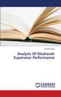 Analysis Of Madrasah Supervisor Performance