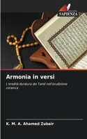 Armonia in versi