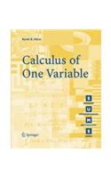 Calculus of One Variable