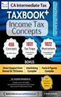 TAXBOOK+ (INCOME TAX - CONCEPTS) / AY 2025-26 / Concepts, Tax Traps, Illustrations / Direct Support, Powerful Compilers / CA Inter May/Sept 2025 & Jan 2026
