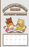 Learn writting letters for kids and enjoy coloring