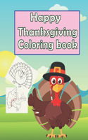 happy thanksgiving coloring book