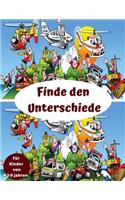 Finde den Unterschiede Für Kinder von 3-9 Jahren