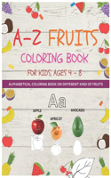 - Z Fruits Coloring Book for Kids, Age 4 - 8