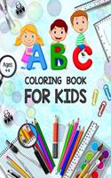 ABC Coloring Book for Kids Ages 4-8