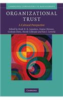 Organizational Trust