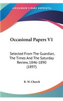 Occasional Papers V1