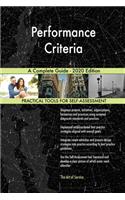 Performance Criteria A Complete Guide - 2020 Edition