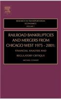 Railroad Bankruptcies and Mergers from Chicago West: 1975-2001