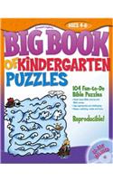 Big Book of Kindergarten Puzzles: 104 Fun-To-Do Bible Puzzles [With CDROM]