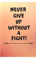 Never Give Up Without A Fight