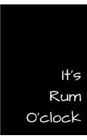 It's Rum O'clock
