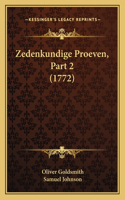 Zedenkundige Proeven, Part 2 (1772)