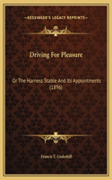 Driving For Pleasure