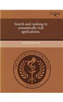 Search and Ranking in Semantically Rich Applications: (English)