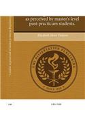The Experiences of Counseling Victims of Trauma as Perceived by Master's Level Post-Practicum Students