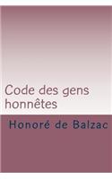 Code des gens honnetes