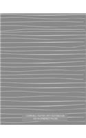 Cornell Notes Art Notebook 120 Numbered Pages