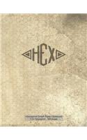 Hexagonal Graph Paper Notebook 1 cm hexagons - 160 pages