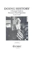 Doing History, Level E-F: A Strategic Guide to Document-Based Questions