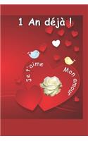 1 an déjà: Ce livre est un questionnaire Une idée cadeau originale à offrir pour un anniversaire de mariage / rencontre / Saint Valentin ou toute l'année. Un s