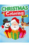 Christmas Coloring Book for Kids Ages 2-5: Winter Coloring Book for Kids. Fun activity for toddlers, preschoolers, and kindergarten. Christmas Coloring Book with Christmas Trees, Santa Claus,