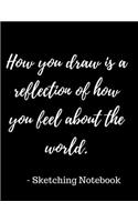 How You Draw Sketching Notebook: Personalized Artist Sketch Pad Drawing and Creative Doodling Cool Notebook and Cheap Sketchbook for Drawing and Blank Paper Travel Journal (Workbook
