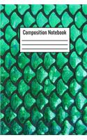 Composition Notebook: Mermaid Scales Journal School Notebook - 120 Pages - 6x9 - Children Kids Girls Teens Women