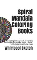 Spiral Mandala Coloring Books