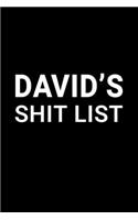 David's Shit List
