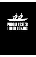 Paddle Faster I Hear Banjos: Hangman Puzzles - Mini Game - Clever Kids - 110 Lined Pages - 6 X 9 In - 15.24 X 22.86 Cm - Single Player - Funny Great Gift