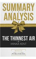 Summary and Analysis of the Thinnest Air by Minka Kent