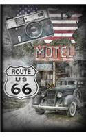 Route 66 Journal: Travel Historic Route 66 Diary Notebook 150 Pages, 6" x 9" (15.24 x 22.86 cm), Durable Soft Cover