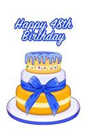 Happy 48th Birthday: Keepsake Note Book Gift for Birthday Presents