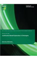Justification Based Explanation in Ontologies