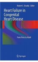 Heart Failure in Congenital Heart Disease: