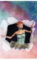 Fairy Surprise Popout Journal Notebook, 4x4 Quad Rule Graph Paper: 100 Sheets / 200 Pages, 5.5" X 8.5"