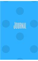 Journal: Blue Polka Dot Diary or Notebook, Small